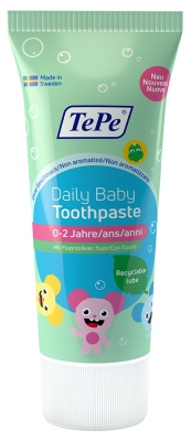 Pasta de dinți zilnică TePe Daily Baby Fără Aromă 0-2 ani 50 ml