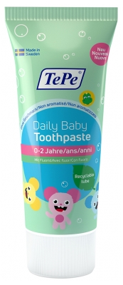 TePe Daily Baby Dentifrice Quotidien Non Aromatisé 0-2 ans 50 ml