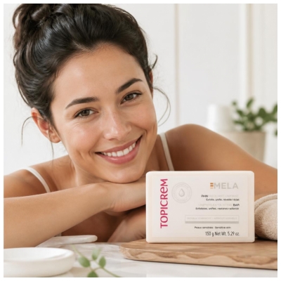 Topicrem MELA Exfolierande Förenande Tvål 150 g