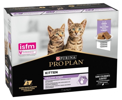 Purina Proplan Kalakutienos paštetas 10 maišelių
