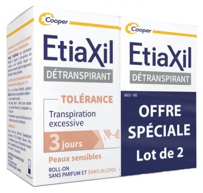 Etiaxil Antitraspirante Ascelle Pelle Sensibile Roll-on Set 2 x 15 ml