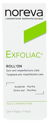 Noreva Exfoliac Roll-On Soin Anti-Imperfections Ciblé 5 ml