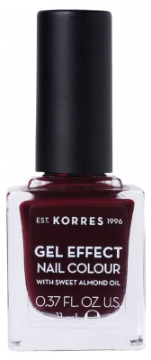 Korres Gel Effect Vernis à Ongles 11 ml - Couleur : 57 : Burgundy Red