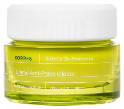 Korres Creme Anti-Poros Dilatados Uva de Santorini 40 ml
