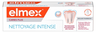 Elmex Caries Plus Nettoyage Intense Dentifrice 50 ml