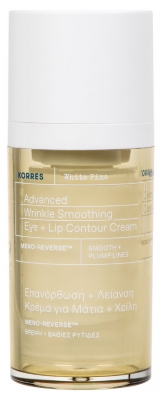 Korres Witte Dennen Oog- en Lipcrème 15 ml