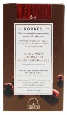 Korres Coloración Permanente Aceite de Argán - Coloración: 6.4 Rubio cobrizo oscuro