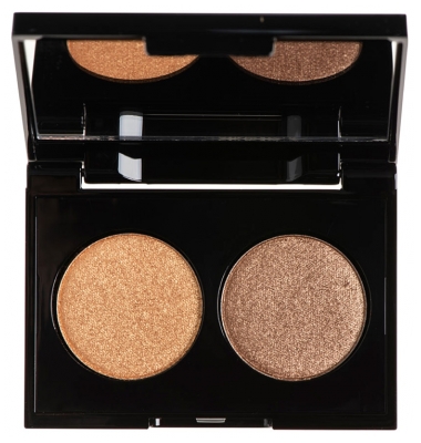 Korres Vulkanische Mineralen Fluwelen Oogschaduw Duo 3 g - Tint: 28: Gouden amber