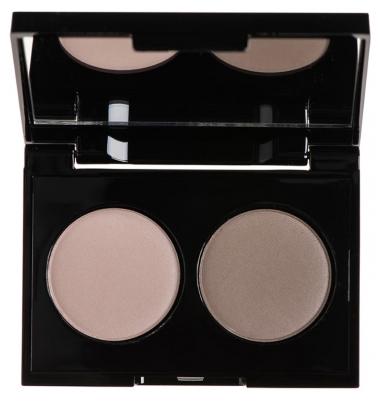 Korres Volcanic Mineral Velvet Eyeshadow Duo 3 g - Colour: 38: Grey Taupe