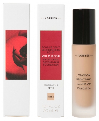 Korres Base de Maquillaje Rose Sauvage SPF15 30 ml - Tinte: WRF3 : Arena