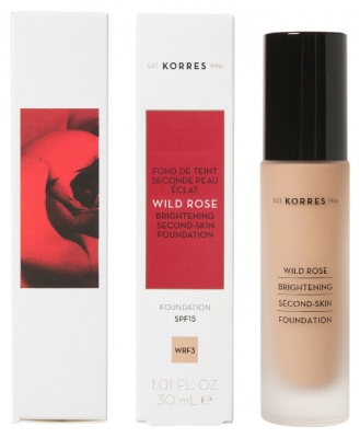 Korres Rose Sauvage Fond de Teint SPF15 30 ml - Teinte : WRF3 : Sable