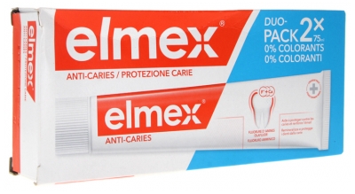 Elmex Anti-Caries Pasta do Zębów 2 x 75 ml