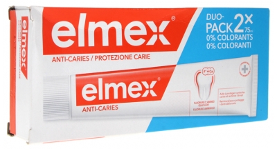 Elmex Pasta de Dentes Anti-Cáries Pack de 2 x 75 ml