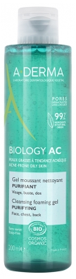 A-DERMA Biologia AC Organiczny Oczyszczający Pieniący Się żel Oczyszczający 200 ml