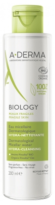 A-DERMA Biology Eau Micellaire Dermatologique Hydra-Nettoyante Bio 200 ml