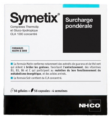 NHCO Symetix Surcharge Pondérale 56 Gélules + 56 Capsules