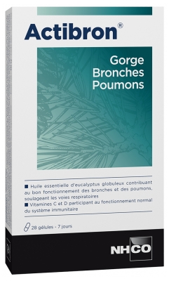 NHCO Actibron Gorge Bronches Poumons 28 Gélules