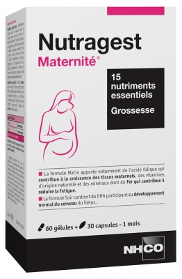 NHCO Nutragest Maternité 60 Gélules + 30 Capsules