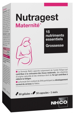 NHCO Nutragest Mutterschaft 60 Kapseln + 30 Kapseln