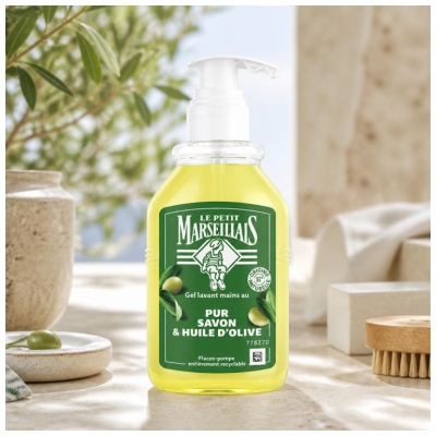 Gel de Spălat pe Mâini Le Petit Marseillais Săpun Pur & Ulei de Măsline 300 ml