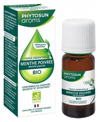 Phytosun Arôms Huile Essentielle Menthe Poivrée (Mentha piperita) Bio 10 ml