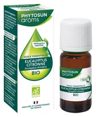 Phytosun Arôms Huile Essentielle Eucalyptus Citronné (Eucalyptus citriodora) Bio 10 ml