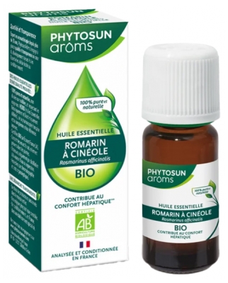 Phytosun Arôms Olio Essenziale di Rosmarino Cineola (Rosmarinus Officinalis) Biologico 10 ml