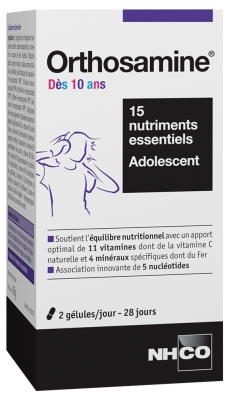 NHCO Orthosamine Mitybos Balansas Nuo 10 metų 56 Kapsulės