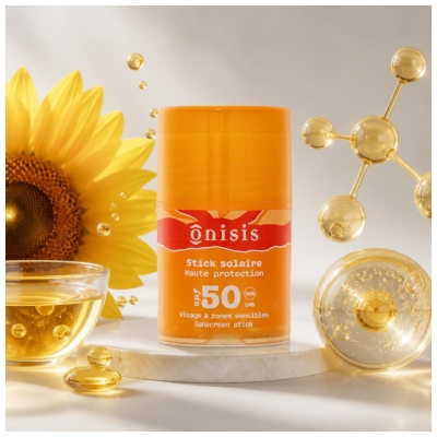 Onisis Aukštos Apsaugos Nuo Saulės Pieštukas Veidui SPF50 15 ml