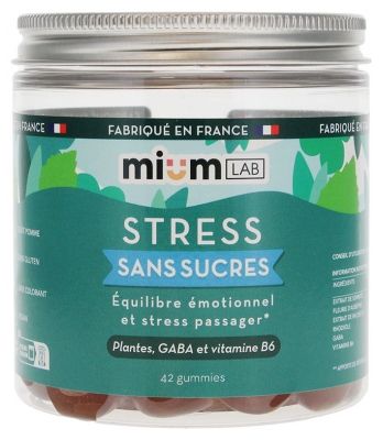 Mium Lab Stress Sans Sucres 42 Gummies