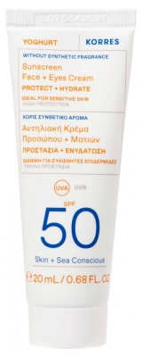 Korres Yoghurt Krema za sončenje za obraz & Oči ZF50 20 ml