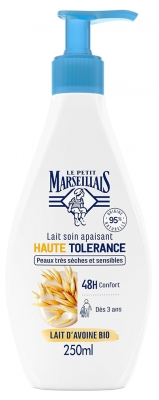 Le Petit Marseillais Lait Soin Apaisant Haute Tolérance Lait D'Avoine Bio 250 ml