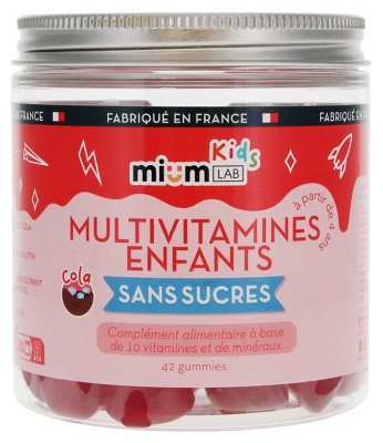 Mium Lab Multivitamine Senza Zucchero per Bambini 42 Gommine