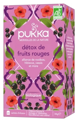 Pukka Bio Rdeči sadni detox 20 vrečkic