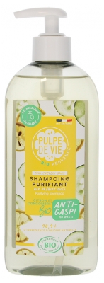 Pulpe de Vie Shampoing Purifiant Citron et Concombre Bio 400 ml