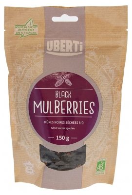 Uberti Black Mulberries Mûres Noires Séchées Bio 150 g