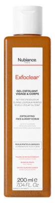 Nubiance Exfoclear Exfoliační Gel na Obličej a Tělo 200 ml