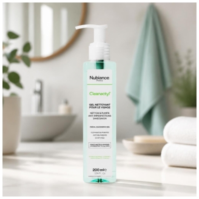 Nubiance Cleanactyl Čistilni gel za obraz 200 ml