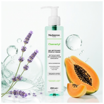Nubiance Cleanactyl Żel Oczyszczający do Twarzy 200 ml