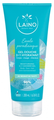 Laino Gel Douche 3en1 au Monoï de Tahiti 200 ml