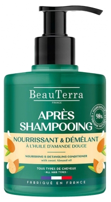 BeauTerra Après-Shampoing Nourissant & Démêlant 500 ml