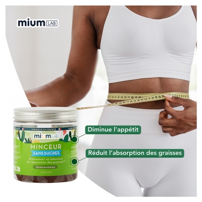 Mium Lab Minceur Sans Sucres 42 Gummies