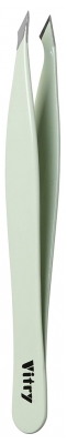 Vitry Yatagan Tweezers Sharp Ends Stainless Steel 9cm - Colour: Light Green