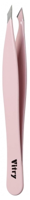 Vitry Yatagan Pinzette Geschärfte Bits Edelstahl 9 cm - Farbe: Rosa