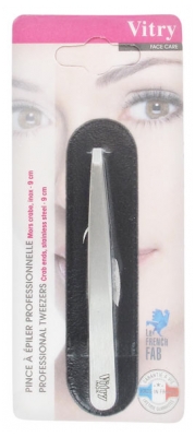 Vitry Professional Tweezers Crab Ends Stainless Steel 9cm