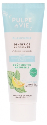 Pulpe de Vie Dentifrice Blancheur Goût Menthe 75 ml