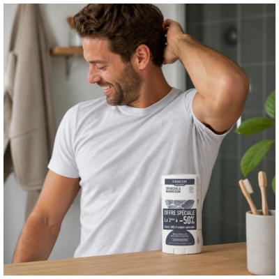 Schmidt's Signature Deodorant Stick Natural Cărbune și Magneziu Set de 2 x 75 g