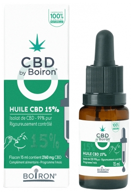 Boiron CBD By Boiron Huile de CBD 15% 15 ml