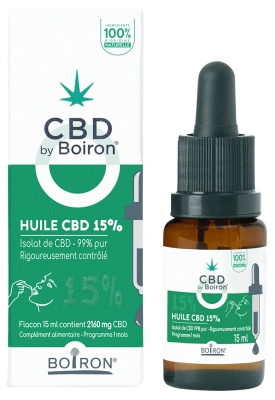 cBD Door Boiron CBD Olie 15% 15 ml