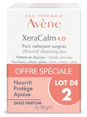 Avène Superfatted Cleansing Bar Zestaw 2 x 100 g